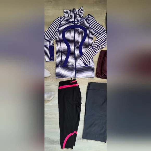 lululemon athletica Women's Capris in Black and Gray - Picture 2 of 16